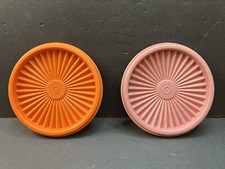 TUPPERWARE Lot of 2 LIDS one 812-14 and one 812-28 Made in USA