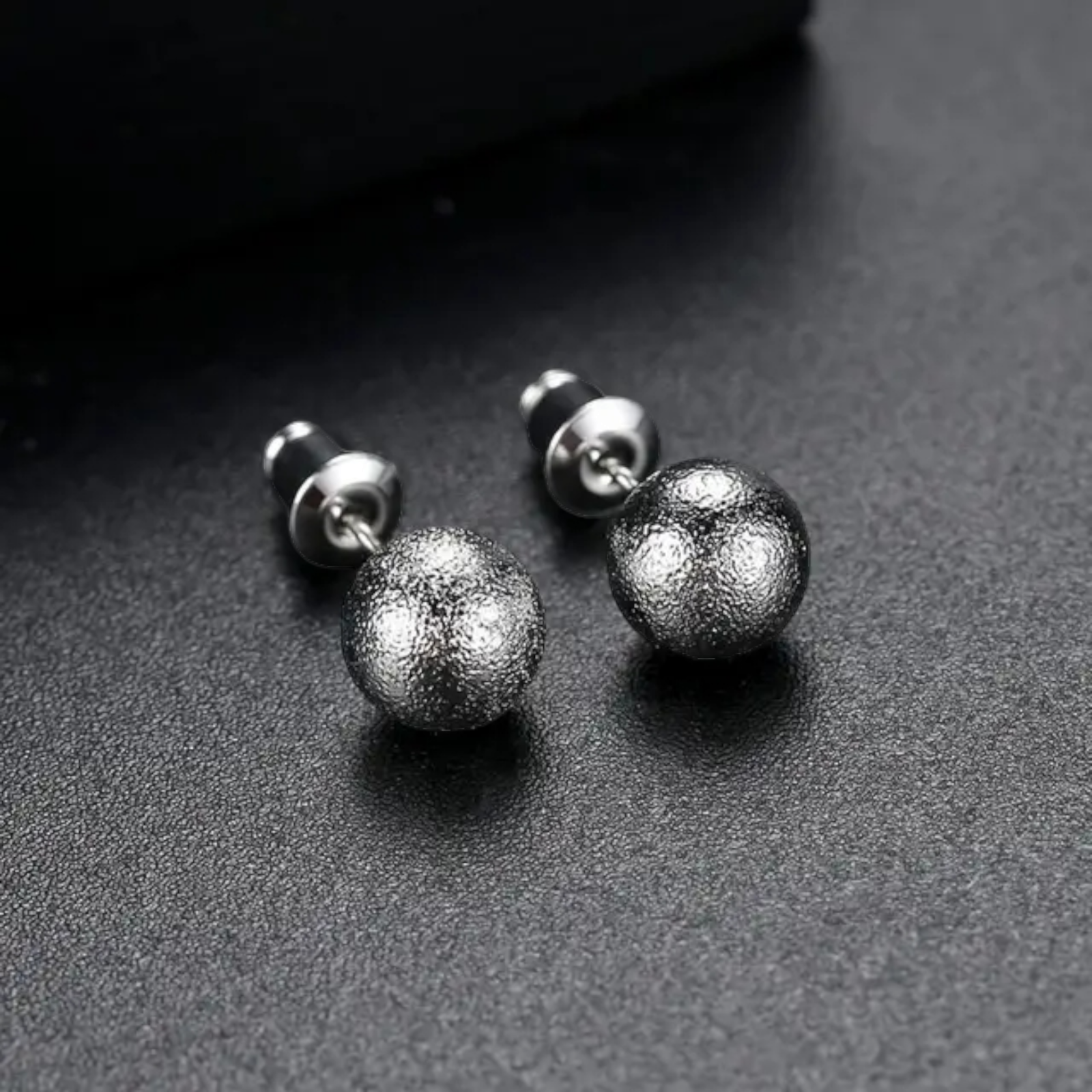 Silver Plated Ball Stud Earrings For Women, Men 6,8,10mm Unisex Fashion Jewelry