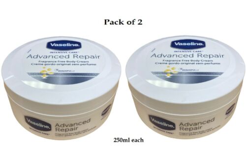 2 X Vaseline Intensive Care Advanced Repair Body Cream 250ml (Pack of 2) - Picture 1 of 4