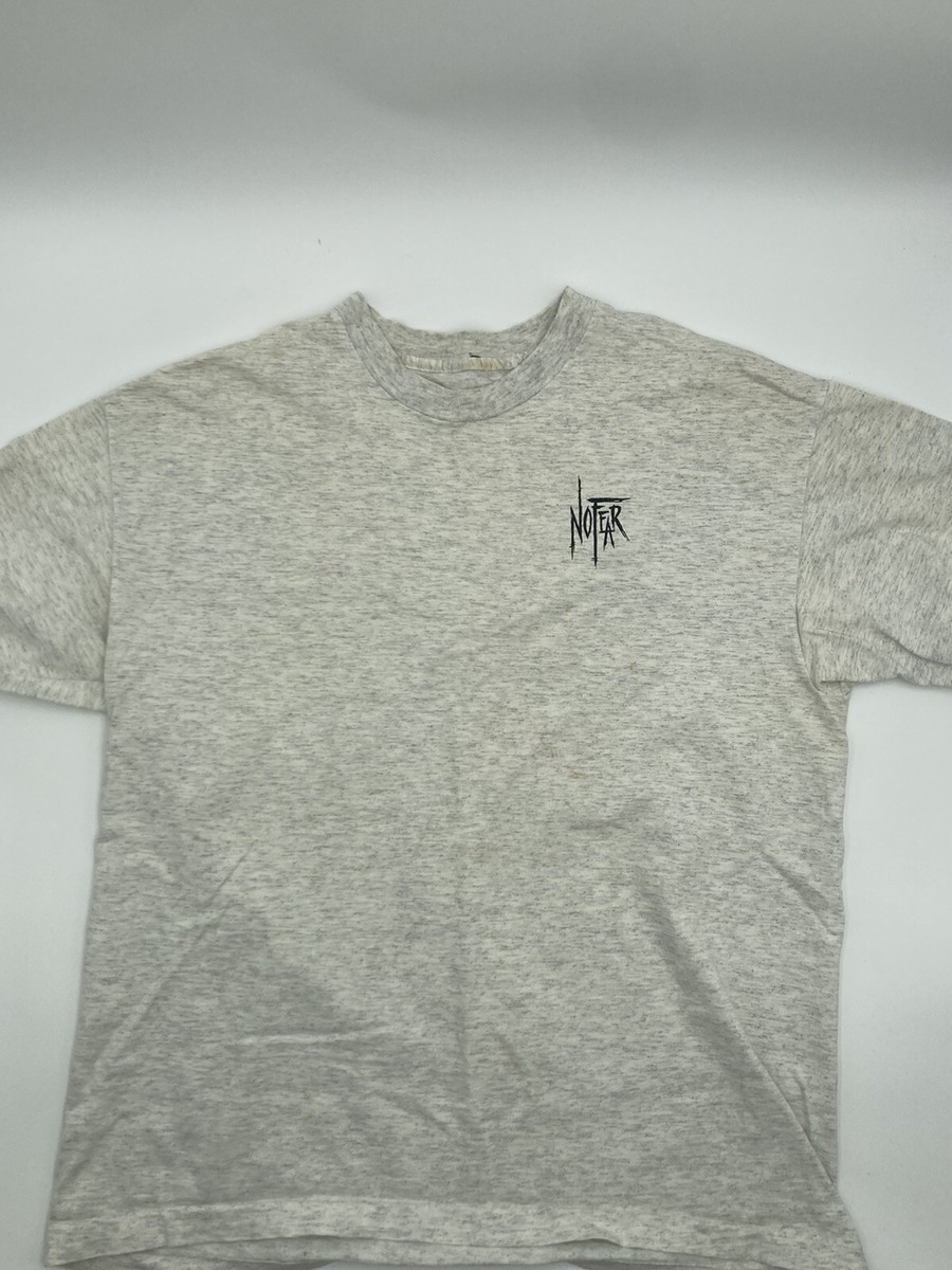 Vintage No Fear Gear T Shirt XL 90s Grey | eBay