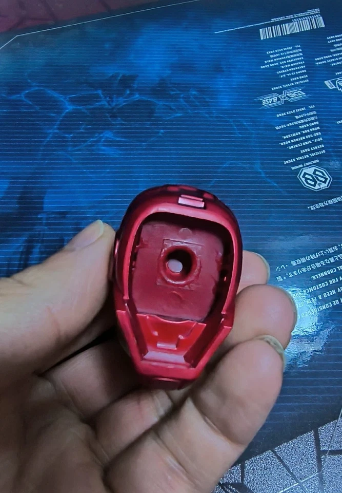 Figura Cabeza Casco 1/6 Pepper Potts Accesorios HT Hot Toys Iron Man 3 HT MMS311 Foto 3 de 3