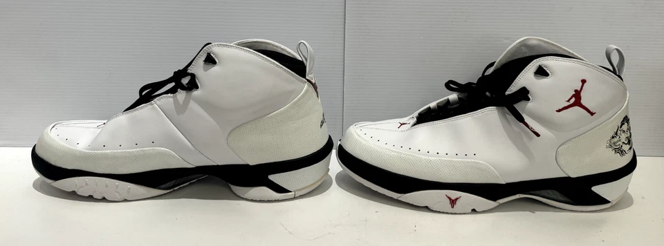 Jordan Melo M3 白色/校红黑色 13 码美国 (314302-161) — 第 2/4 张图片