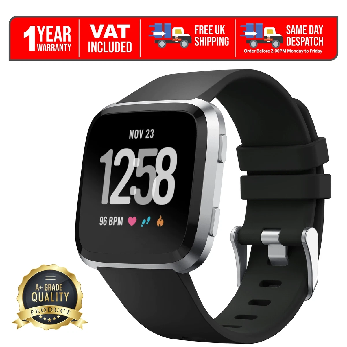 Remplacement du bracelet Pour montre sport en silicone Pour Fitbit