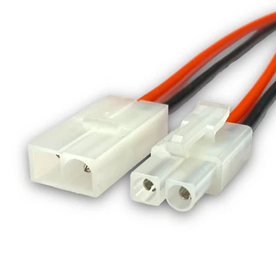 VUNIVERSUM® 1 Paar Tamiya Stecker Buchse Male Female + 20cm Kabel 18AWG Lipo Akku Kupplung