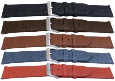 Vegan Friendly Pineapple Leaf Fibre Watch Strap Sustainable Leather Alternative