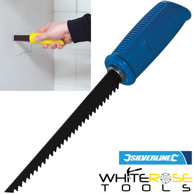 Silverline Trockenbausäge Hand Jab Schlüsselloch Gipskartonplatte Holzarbeiten Buchse 150 mm