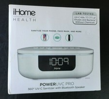 iHome Health POWERUVC PRO 360° UV-C Sanitizer Bluetooth Speaker