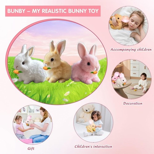 Bunny Pal - Easter My Realistic Bunny Toy,Bunny Pal Toy,Life Like Robotic Bun... - Picture 6 of 8