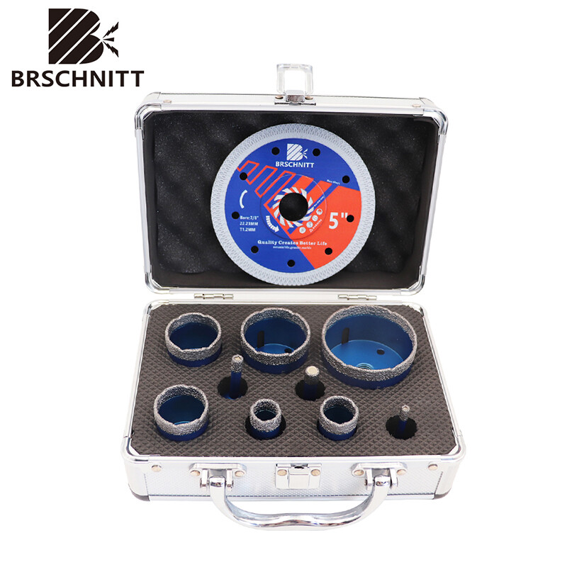 Diamond Drill Bit Kit for Granite 6-68mm 10pcs Milling Chamfer SDS Adapter M14 Diamond Drill Bit Kit for Granite 6-68mm 10pcs Milling Chamfer SDS Adapter M14