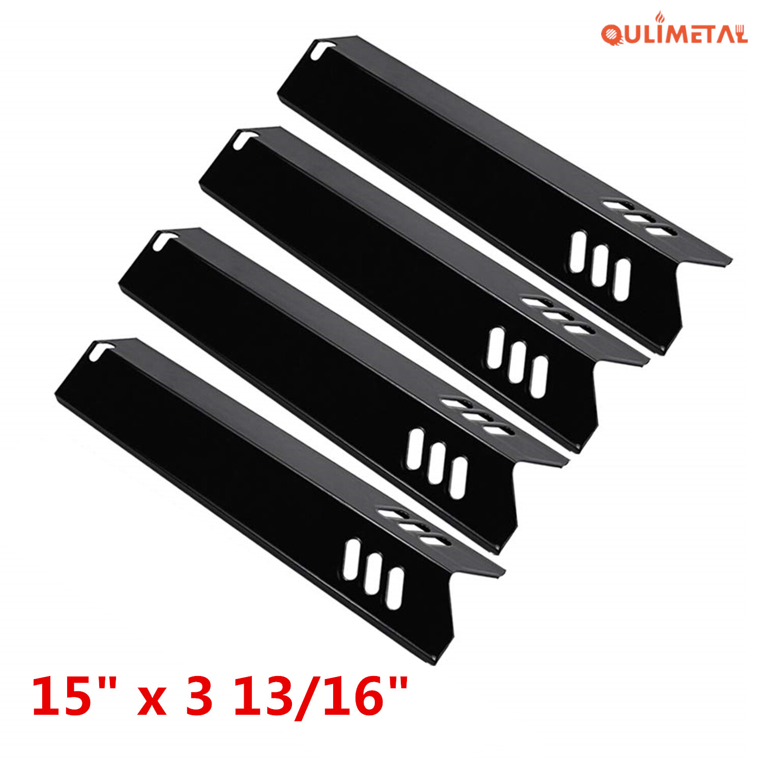 4PCS Grill Heat Plate Burner Cover Flame Tamer Replacement for Dyna-glo  Backyard | eBay