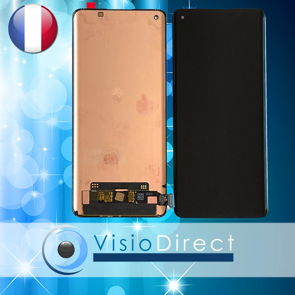 VISIODIRECT Vitre Tactile + Ecran LCD pour OPPO A74 4G CHP2219 6.43" NOIR