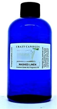 8oz Washed Linen 8oz Premium Grade Scented Fragrance Oil Crazy Candles