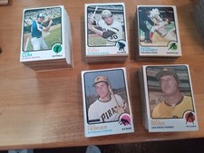 1973 Topps Baseball partial set (460+ different cards) in mostly vg+ condition 