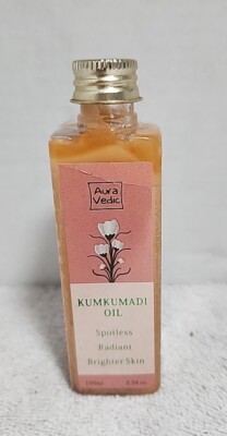 Auravedic Kumkumadi Oil Ultra Skin Brightening and Radiance 3.38 oz New See Pics