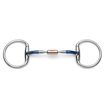 Eggbutt Sweet Iron Copper Roller Capsule Snaffle Horse Bit Stainless Steel New