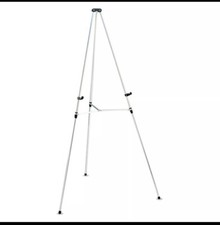 Quartet 50E 38 in. - 66 in. Lightweight Telescoping Tripod Easel - Silver New