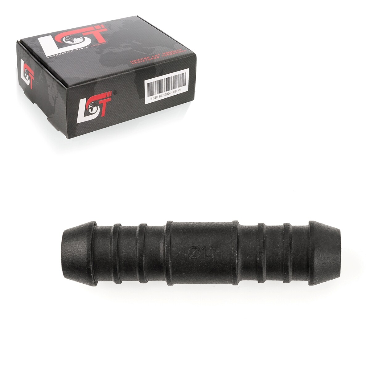 Polyamide PA6 Plastic Hose Connector Petrol Oil Resistant 0 9/16in for VW Lupo