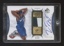 2008-09 SP AUTHENTIC JAVALE MCGEE RPA RC AUTOGRAPH PATCH #ED 364/499 MINT BEAUTY