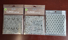 Lot of 3 Hero Arts Bold Prints Cling Background Stamps