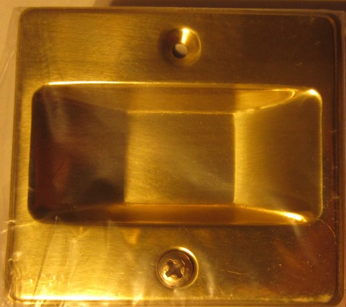 Cal Royal SDL17 Sliding Door Lock Passageway Finish US3, polished brass - Picture 5 of 5