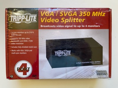 Tripp-Lite B114-004-R VGA Splitter Video Switchbox 4 Port SVGA  Splitter NEW