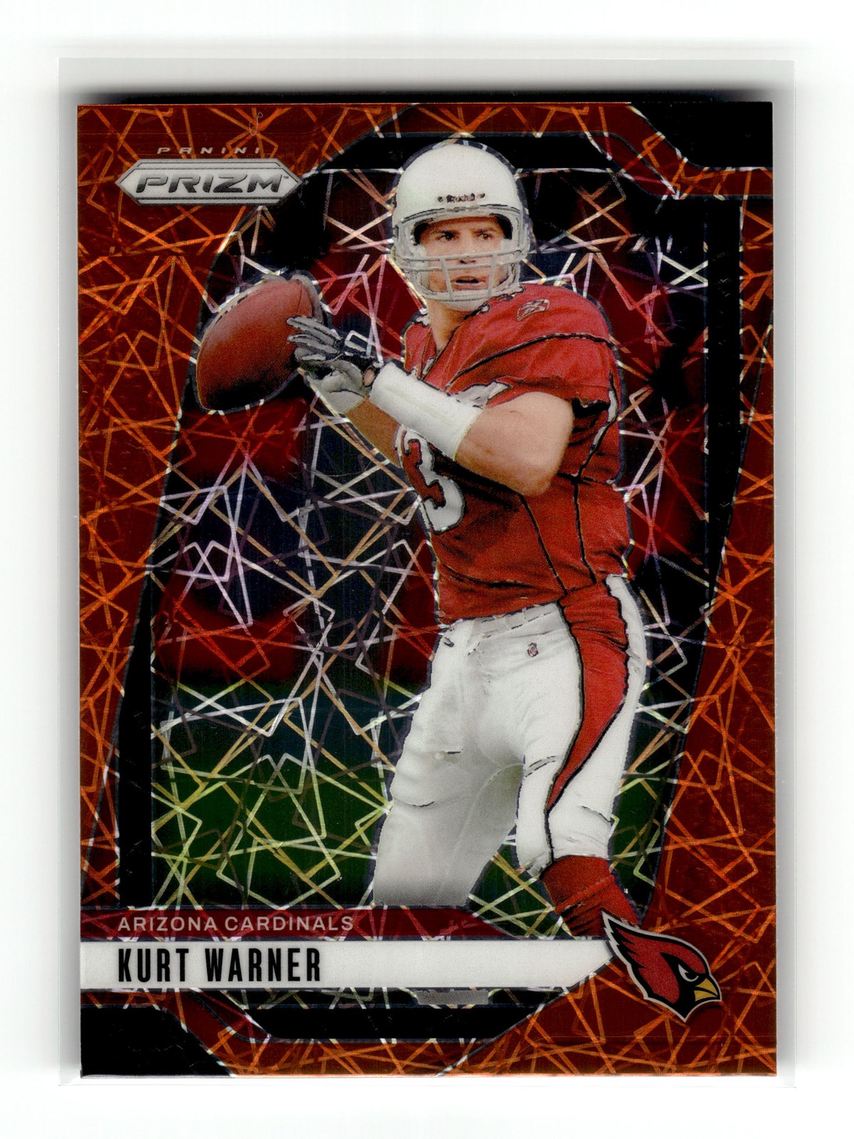 Kurt Warner 2024 Panini Prizm #8 Arizona Cardinals Lazer HOF