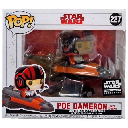 Funko Pop! Star Wars The Last Jedi Poe Dameron W/ X-Wing #227 Vinyl Figure
