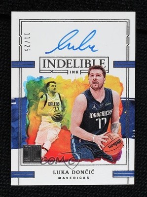 2022-23 Panini Impeccable Indelible Ink 11/25 Luka Doncic #IDI-LKD Auto 1d59
