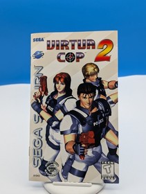 Virtua Cop 2 Sega Saturn CIB w/ Manual + Registration Card