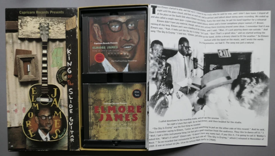 Elmore James – King Of The Slide Guitar 2-CD Longbox + 16-seitigem Booklet MINT- - Bild 4 von 4
