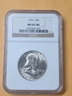 1959 Franklin Half Dollar NGC MS65 FBL Full Bell Lines Gem