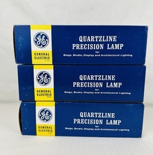 Vintage Stage Light Bulbs GE Quartzline Precision Lamp 500W / 120V New in Boxes