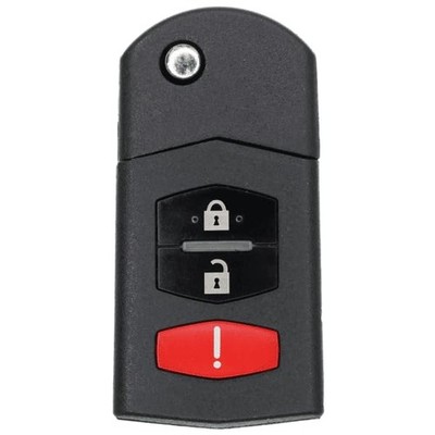 Replacement Flip Key Fob for Mazda 3 2010-2013 FCC Part Number BCR2-67-5RY