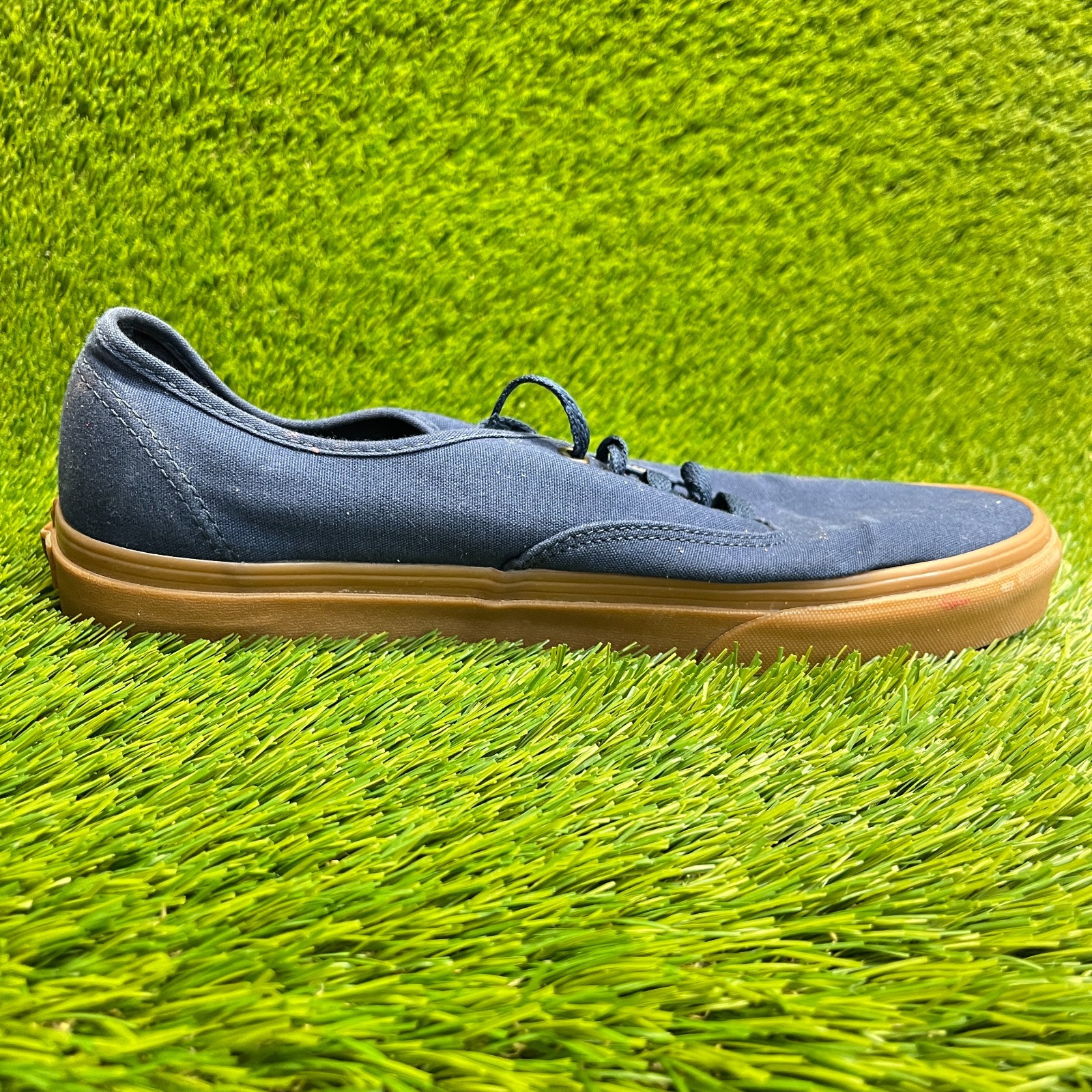 Vans Authentic Mens Size 11.5 Blue Gum Walking Skateboard Shoes Sneakers thumbnail 4