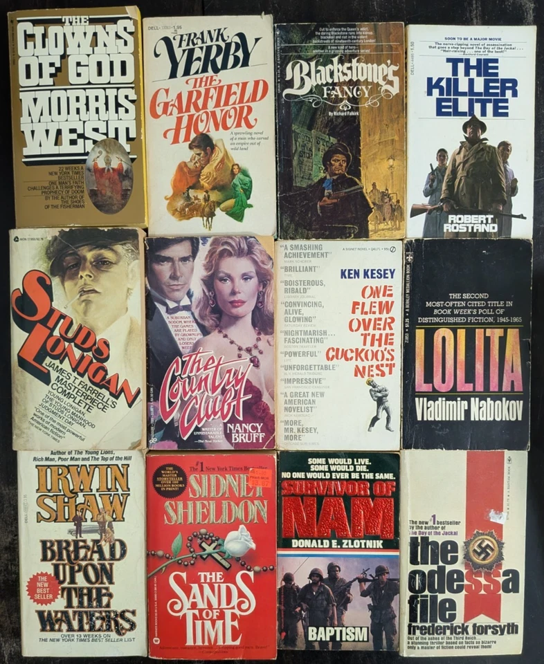 Huge Vintage 24 Book Lot 70's 80's Mystery Thriller Crime Action VTG Paperback Foto 3 de 4