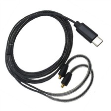 Portable Extension Cable MMCX USB Type-C Audio Cord for Shure SE215 SE315 SE535