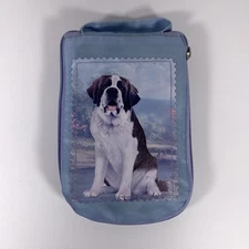 Pet Lover Totes SAINT BERNARD Zipper Tote Bag Reusable Grocery 14x15 New Tag