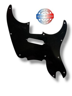 Black 3 Ply Pickguard for 2003-2007 Squier '51 w/ Height Adjustment Screw Holes