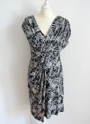 RICHMOND X UVP 385,00   Designer Kleid NEU! 38 ITT44 Print Stretch Minikleid