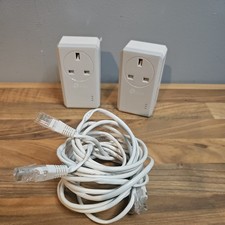 TP-Link TL-PA4010P AV600 Passthrough Powerline Adapter Kit 2-Pack Pair Plugs