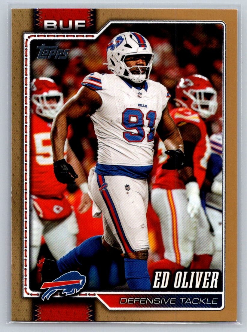2026 Topps Flagship #208 Ed Oliver Gold #/2026