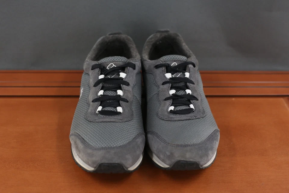 Columbia Zapatos Mujer Talla 10 Gris Gamuza Parte Superior Baja Atlético Malla Gamuza Tenis Foto 2 de 4