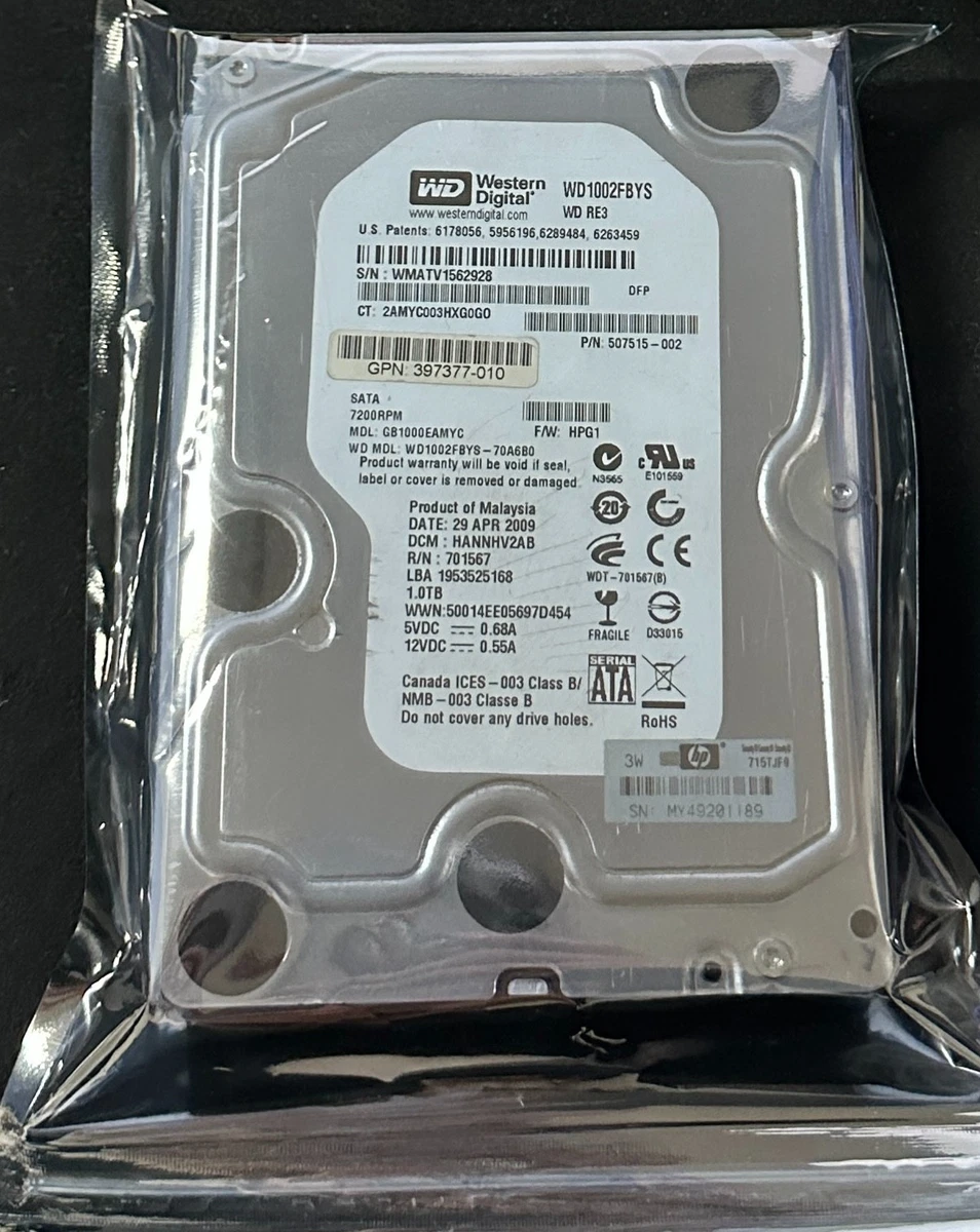 25+ Western Digital 1 TB 3.5 in Form Factor Internal Hard Disk