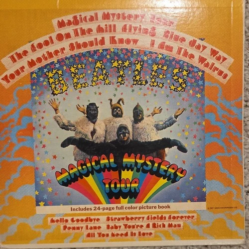 The Beatles Magical Mystery Tour Capitol LP Vinyl 12" Rock Stereo 33 RPM w/ Book