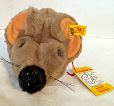 Vintage Steiff Mohair Mouse 5392/15 Knopf Im Ohr Button Tag Germany 6  