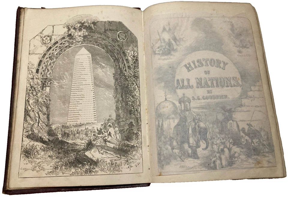 S G Goodrich / History of all Nations from the Earliest Periods to the Present Foto 4 de 4