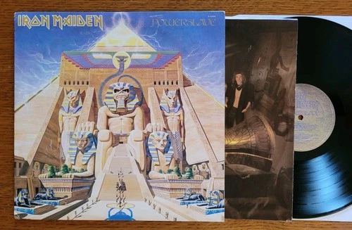 Iron Maiden Powerslave 1984 LP 1st US Press Capitol ST 12321 VG+/VG+ Original
