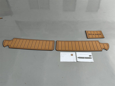 1995 Bayliner 2355 Swim Platform Pad Boat EVA Foam Faux Teak Deck Floor Mat