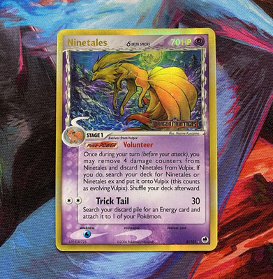 Ninetales Delta Species 8/101 Dragon Frontiers Reverse Holo 70 HP