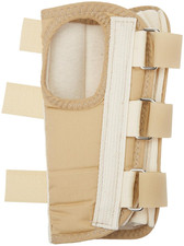 Regular Length Enlarged Thumb Hole D-Ring Wrist Braces, Right, Medium, Fixed Pos